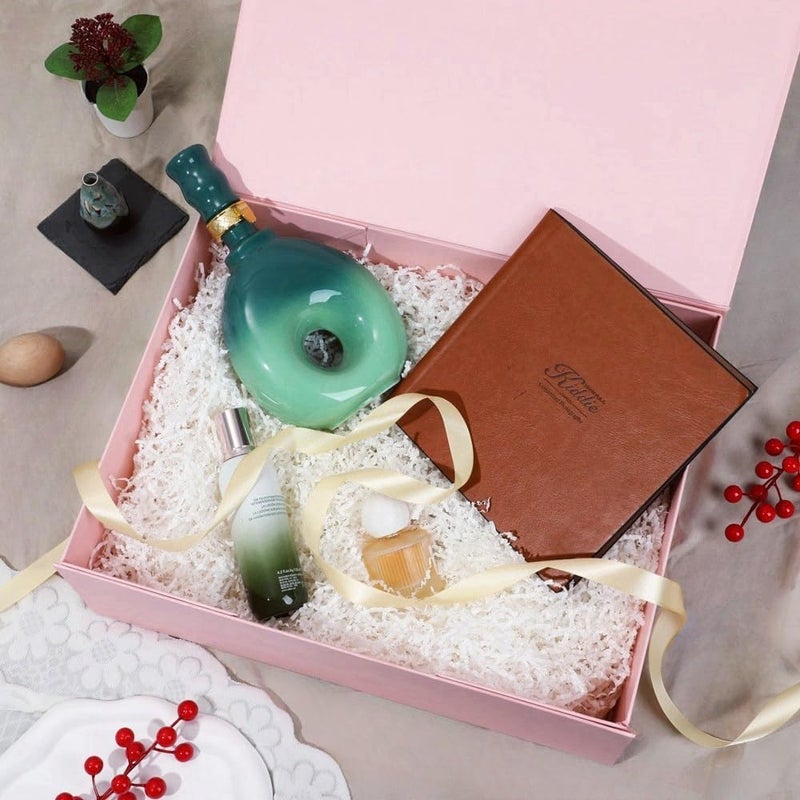 PLINJOY Extra Large Pink Gift Box 16.5x14x5.5 Inches,Gift Boxs for Presents with Lid Magnetic Closure Collapsible,Bridesmaid Proposal Box,Birthday, Christmas,for Clothes and Large Gifts - Image 5